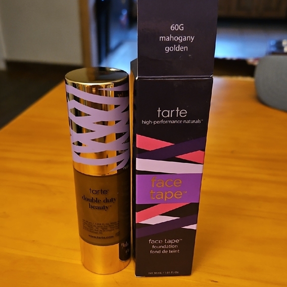 tarte Other - NIB Tarte Double Duty Beauty Face Tape Foundation - Mahogany Golden